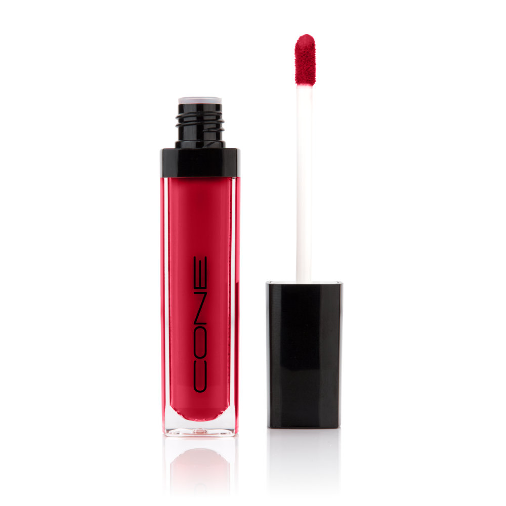 Velvet Matte Liquid Lipstick Color: Fire Red