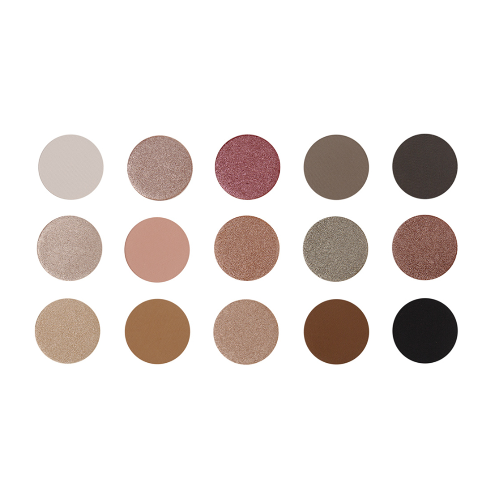 PALETA DE SOMBRAS DE OJOS DE 15 COLORES (15 COLOR EYESHADOW PALETTE)